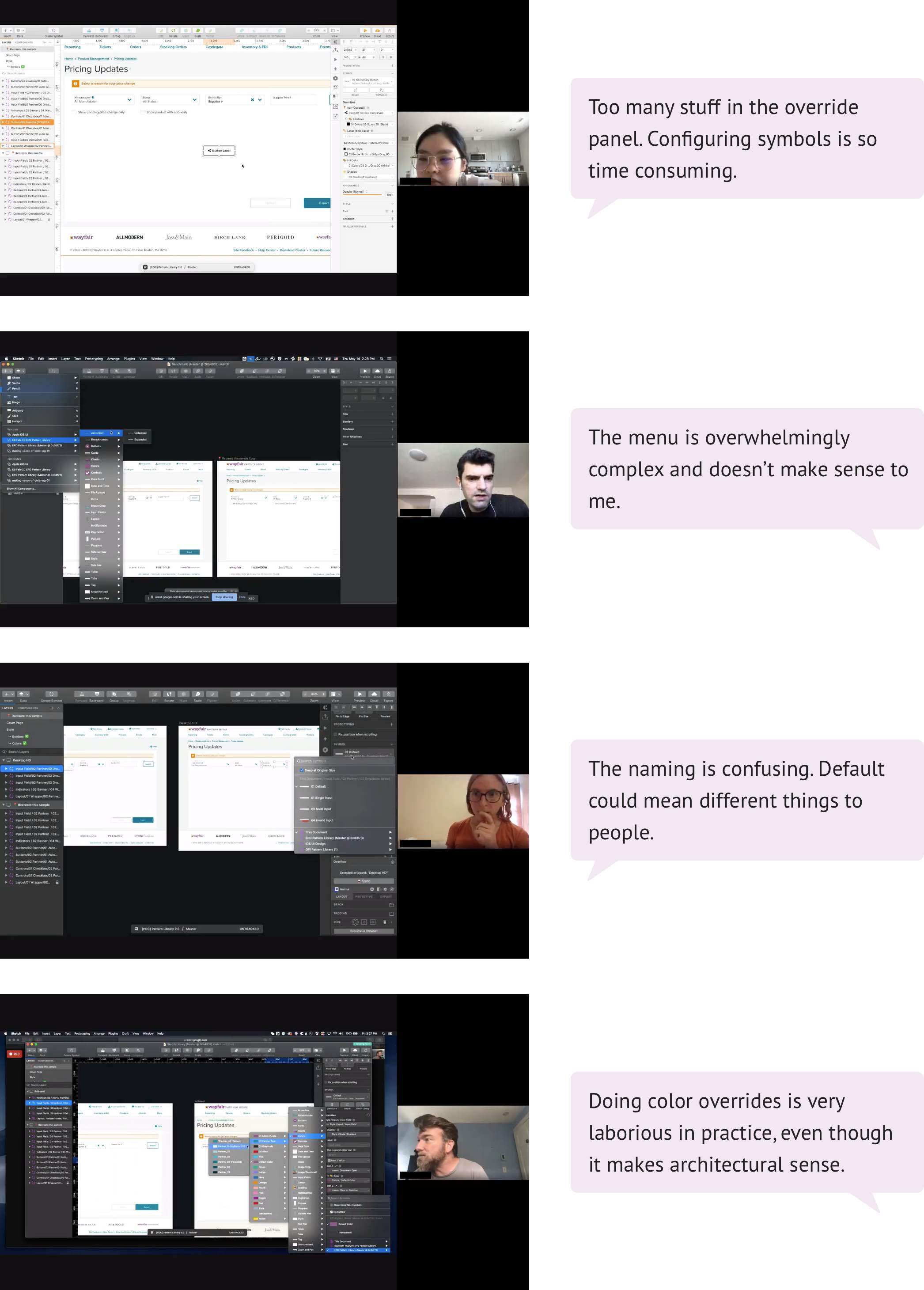 participants in the session expressed confusion and frustration when using the library